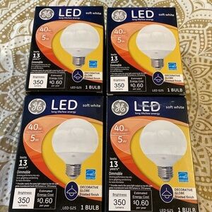 2/$20.  LED Soft White GE Dimmable Light Bulb Bundle Frosted Finish